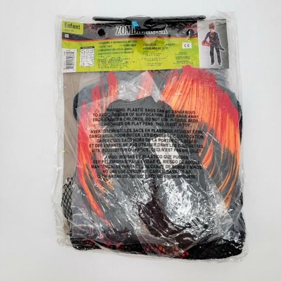 Rock‎ Zombie Kids Costume Large NWT - Picture 3 of 6